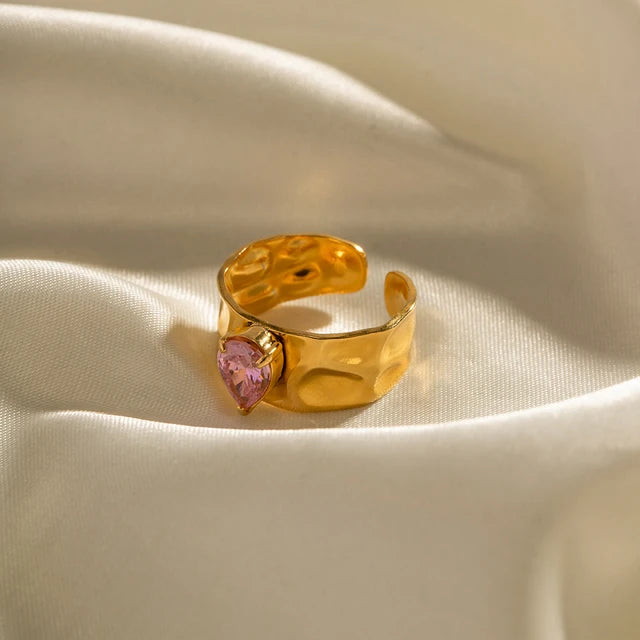 Dripping Gold Ring