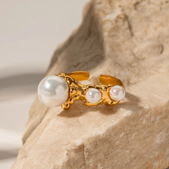 Pearls Stacking Ring