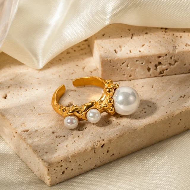 Pearls Stacking Ring