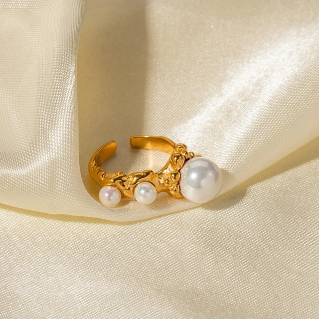 Pearls Stacking Ring